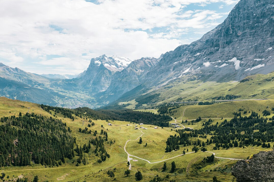 swiss mountains landscape